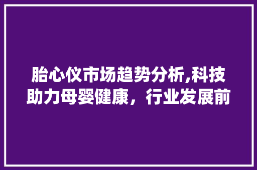 胎心仪市场趋势分析,科技助力母婴健康,行业发展前景广阔_胎心仪市场趋势 胎心仪市场趋势分析,科技助力母婴健康,行业发展前景广阔_胎心仪市场趋势