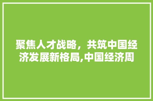 聚焦人才战略,共筑中国经济发展新格局,中国经济周刊招聘启示录 聚焦人才战略,共筑中国经济发展新格局,中国经济周刊招聘启示录