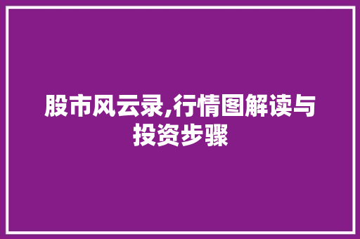 股市风云录,行情图解读与投资步骤 股市风云录,行情图解读与投资步骤